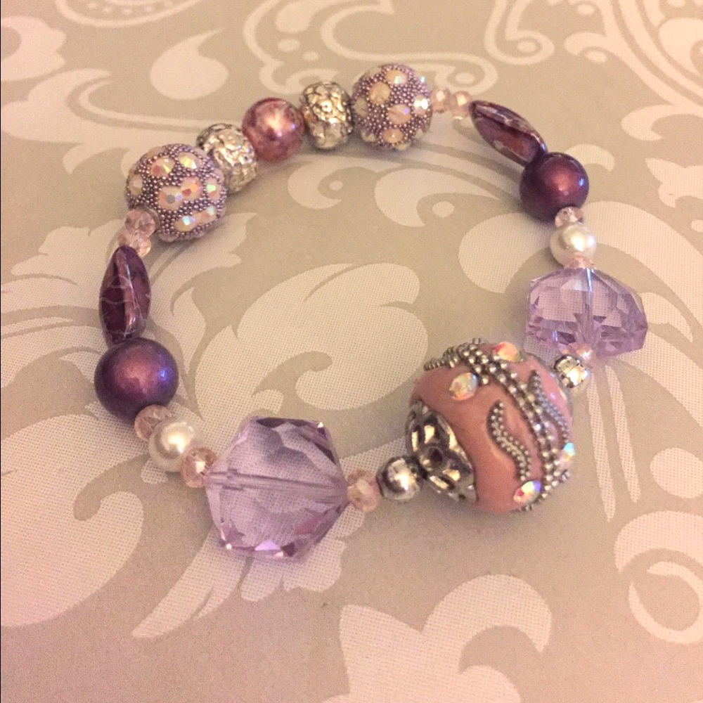 Art bead bracelet
